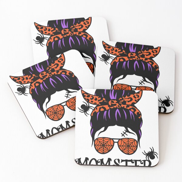 Item preview, Momsters Womens - Halloween Messy Bun Mom Sters For Men Women designed and sold by CaseGallagher.