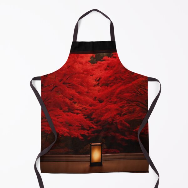 Item preview, Tranquil Autumn Window View Inspired by Ankoku-ji Temple, Hyogo, Japan designed and sold by NihonKamonScape.