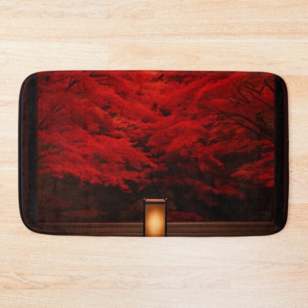 Item preview, Tranquil Autumn Window View Inspired by Ankoku-ji Temple, Hyogo, Japan designed and sold by NihonKamonScape.