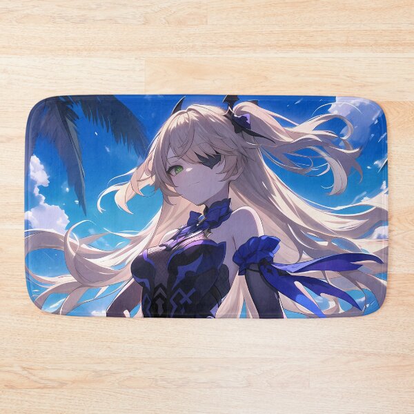 Item preview, Fischl Genshin Impact Anime Girl Of Night Sky Dark Fantasy Elegance designed and sold by earlobejerk.