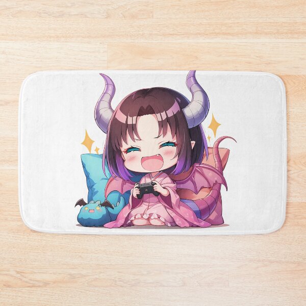 Item preview, Elma Miss Kobayashi Dragon Maid Cute Chibi Playing Video Game Anime Girl designed and sold by earlobejerk.
