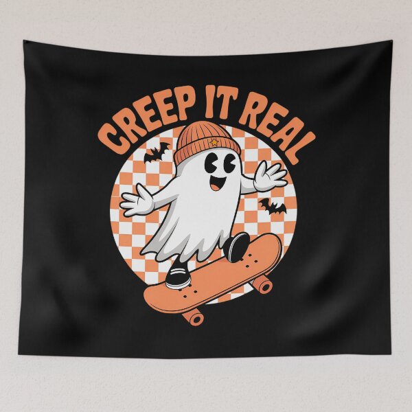 Item preview, Halloween Creep It Real Ghost Boy Fall Season designed and sold by brynatshop.