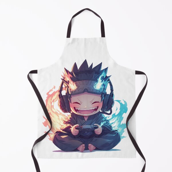 Item preview, Benimaru Shinmon Fire Force Cute Chibi Playing Video Game Anime designed and sold by earlobejerk.