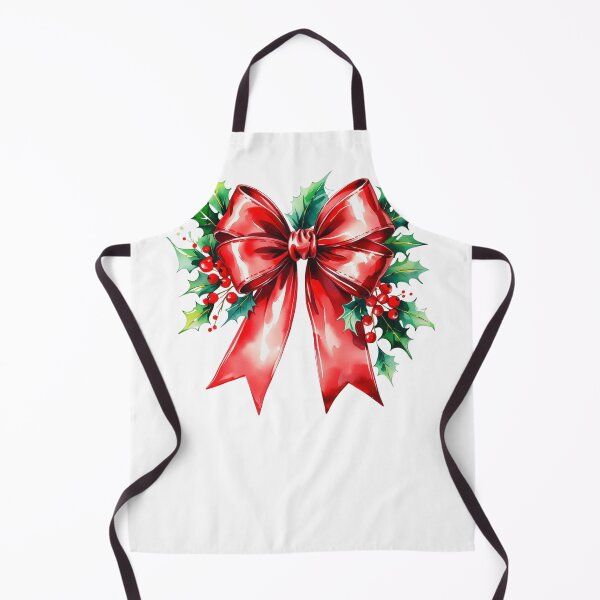 Item preview, Retro Coquette Bow Christmas Bow, Elegant Floral, Vintage Holiday designed and sold by OctonoteStudio.