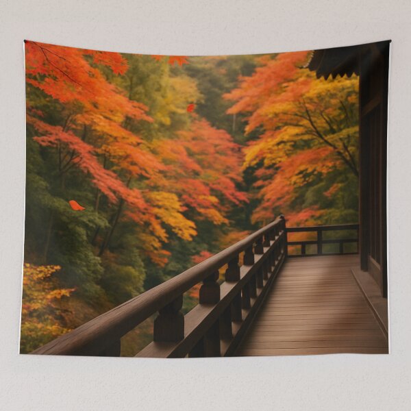 Item preview, Autumn Serenity at Engyoji Temple – Himeji, Hyogo, Japan designed and sold by NihonKamonScape.