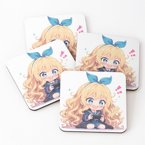 Artikelvorschau, Tsumugi Princess Connect Süßes Chibi spielt Videospiel Anime-Mädchen entworfen und verkauft von earlobejerk.