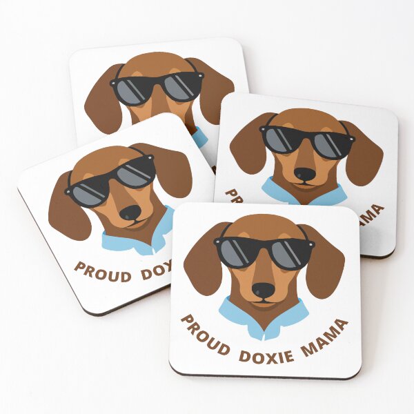 Item preview, Proud Doxie Mama | Cool Dachshund Sunglasses Art | Dog Lover Gift designed and sold by pick-o-print.