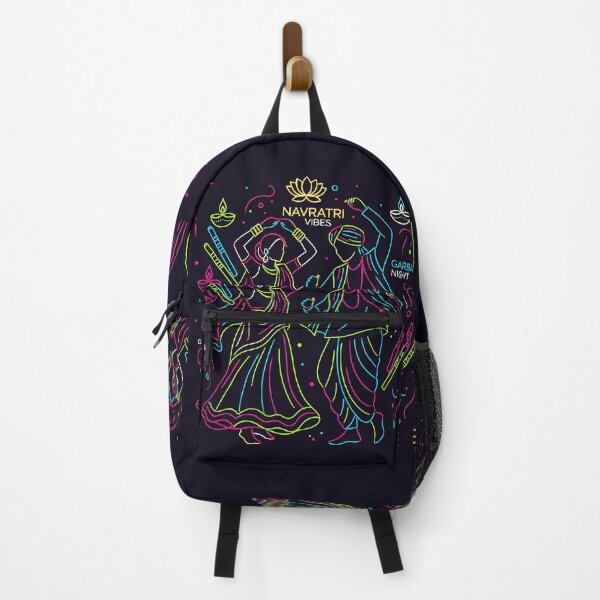 Item preview, Navratri Garba Night Neon Line Art designed and sold by REDCLASH2002.