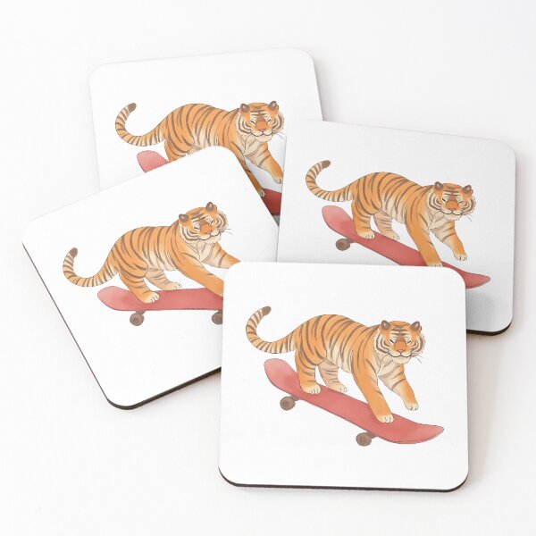 Item preview, Skate Tiger designed and sold by ErinMeacham.