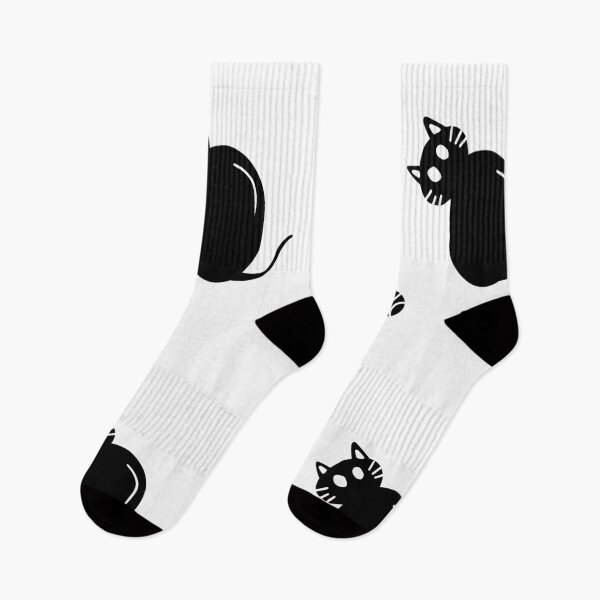 Item preview, minimalist black cat designed and sold by Pugavatar.