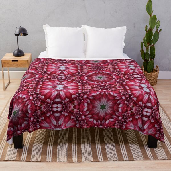 Item preview, Kaleidoscopic Crimson Dahlia designed and sold by Yolanda Caporn Art.