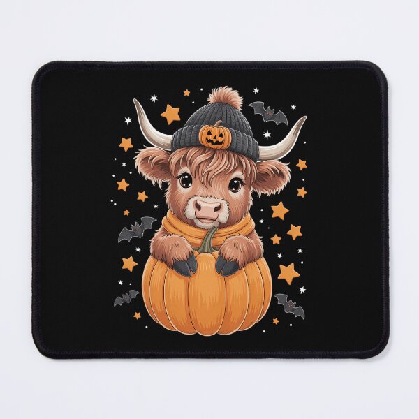 Item preview, Halloween Highland Cow Pumpkin Fall Cow Thanksgiving designed and sold by brynatshop.