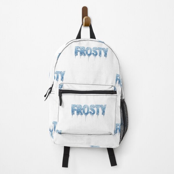 Item preview, Frosty - Icy Snow Winter Typography, Frosty - Icy Blue Snowflake Icicle Typography designed and sold by Happyfreedom.
