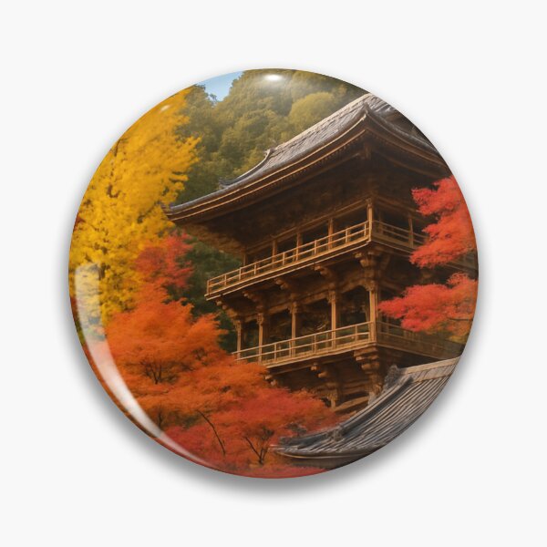 Item preview, Autumn Glory – Inspired by Engyoji Temple, Hyogo, Japan designed and sold by NihonKamonScape.