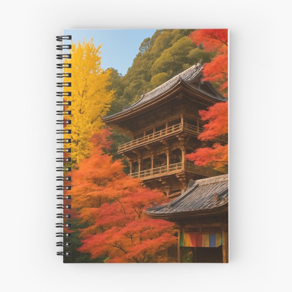 Item preview, Autumn Glory – Inspired by Engyoji Temple, Hyogo, Japan designed and sold by NihonKamonScape.
