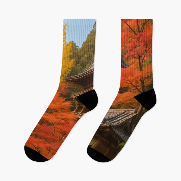 Item preview, Autumn Glory – Inspired by Engyoji Temple, Hyogo, Japan designed and sold by NihonKamonScape.