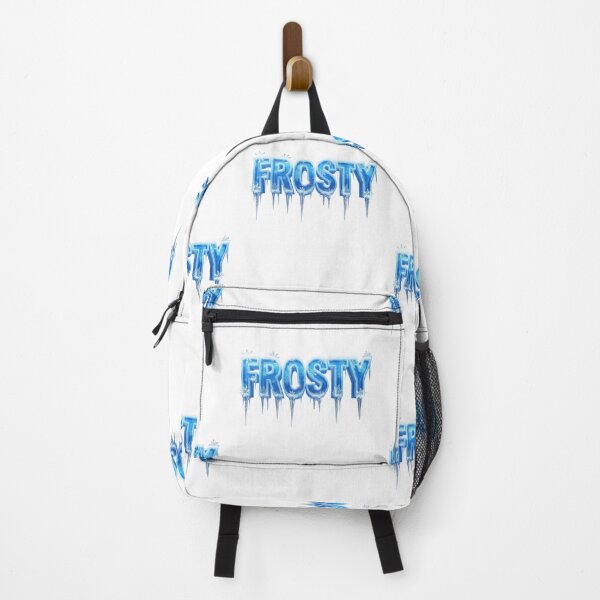 Item preview, Frosty - Icy Snow Winter Typography, Frosty - Icy Blue Snowflake Icicle Typography designed and sold by Happyfreedom.