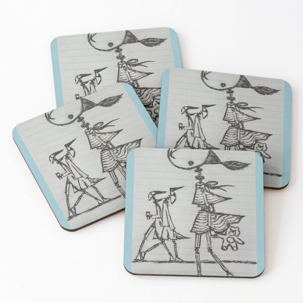 Item preview, Whimsical Character with Dog designed and sold by NancyMcKieS2.
