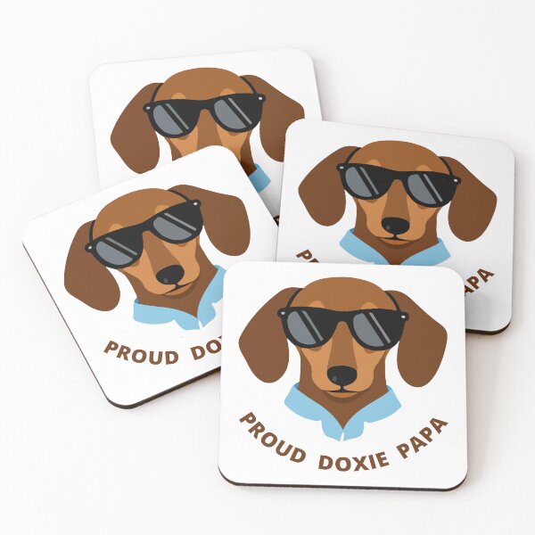 Item preview, Proud Doxie Papa | Dachshund Sunglasses Design | Dog Lover Gift designed and sold by pick-o-print.