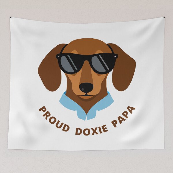 Item preview, Proud Doxie Papa | Dachshund Sunglasses Design | Dog Lover Gift designed and sold by pick-o-print.