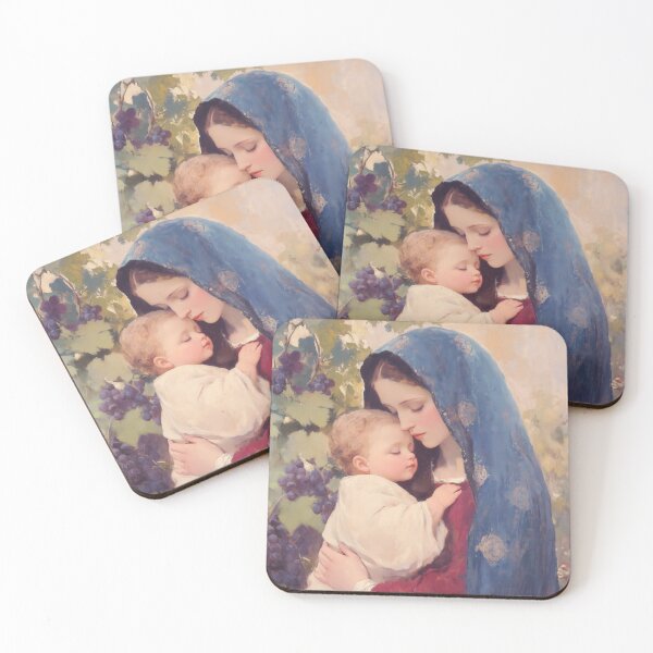 Item preview, Our Lady of the Grapes / Our Lady of the Harvest of the Grapes designed and sold by SanctifiedSouls.