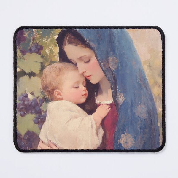 Item preview, Our Lady of the Grapes / Our Lady of the Harvest of the Grapes designed and sold by SanctifiedSouls.