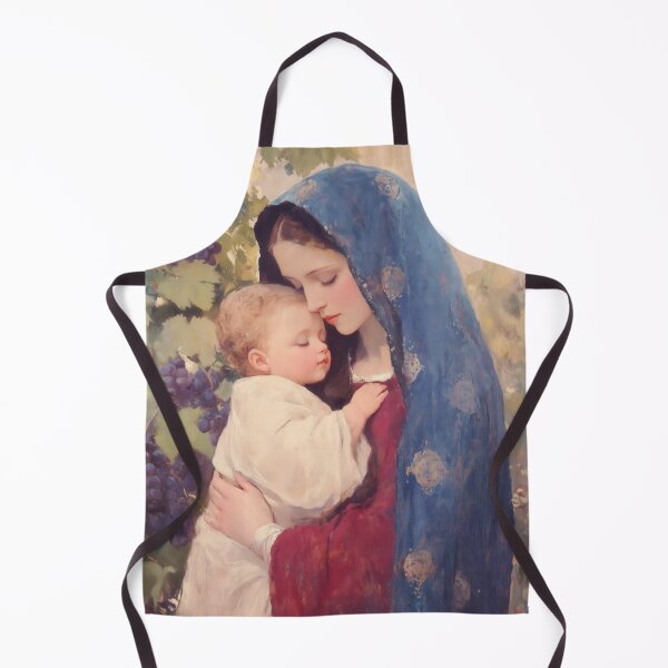 Item preview, Our Lady of the Grapes / Our Lady of the Harvest of the Grapes designed and sold by SanctifiedSouls.