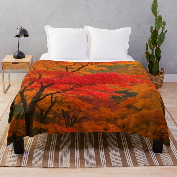 Item preview, Zuihoji Park Autumn Leaves – Inspired Scene from Hyogo, Japan designed and sold by NihonKamonScape.