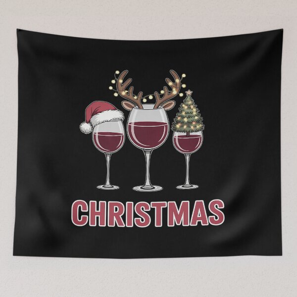 Item preview, Three Glass Of Red Wine Drinker Christmas 2025 designed and sold by brynatshop.