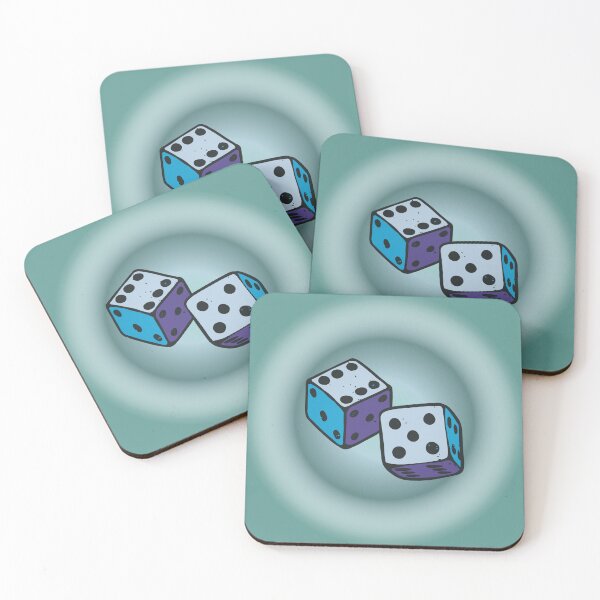 Item preview, Cool Turquoise Dice Design – Bold & Playful Design designed and sold by Furkan Al-Gburi.