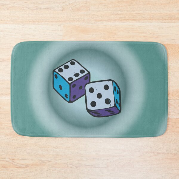 Item preview, Cool Turquoise Dice Design – Bold & Playful Design designed and sold by Furkan Al-Gburi.