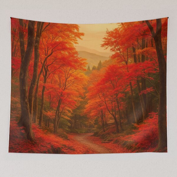 Item preview, Zuihoji Park in Autumn, Hyogo Japan designed and sold by NihonKamonScape.