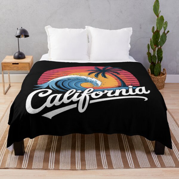 Item preview, Tropical Sunset Cali Beach Waves Surfing California designed and sold by brynatshop.
