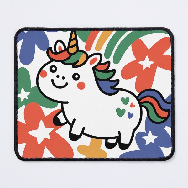 Item preview, Diseño de camiseta kawaii de unicornio feliz designed and sold by WanDee2025.