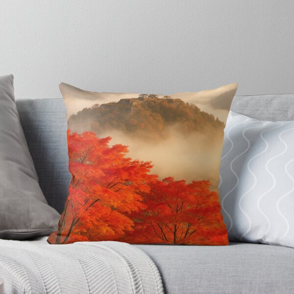 Item preview, Castillo de Takeda bajo la niebla otoñal | Hyogo, Japón designed and sold by NihonKamonScape.