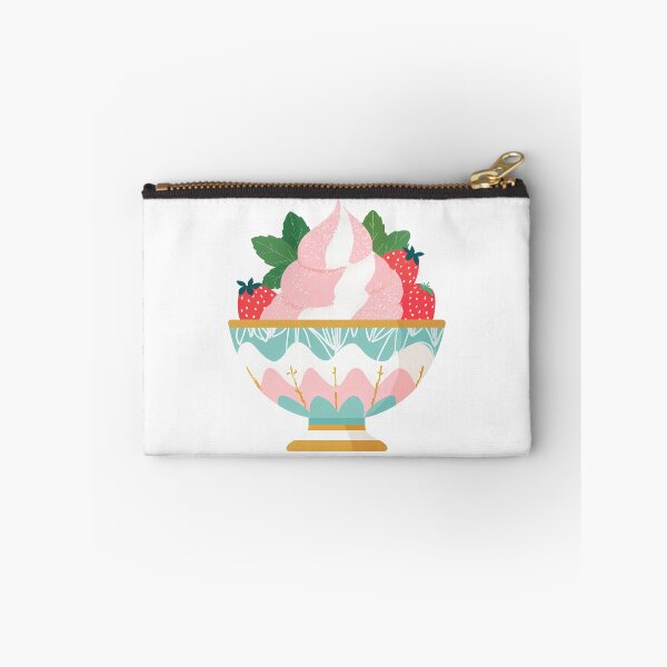Item preview, Strawberry Bingsu – Korean Shaved Ice Dessert Illustration designed and sold by BobaBunny76.