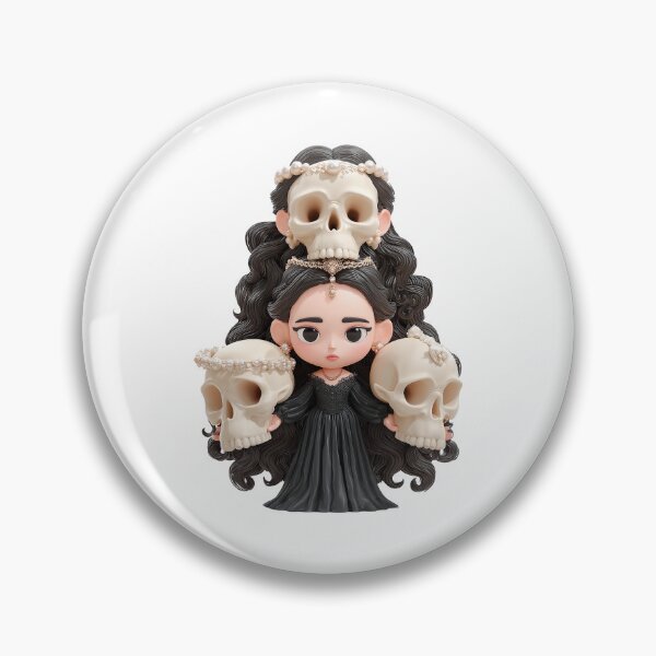 Item preview, Hekate Halloween Skull Goddess | Dark Gothic Witchy Art designed and sold by GoldenChiArt.