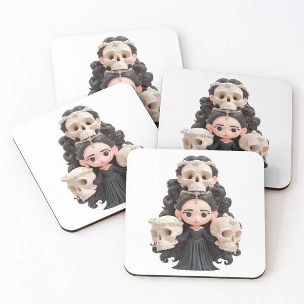 Item preview, Hekate Halloween Skull Goddess | Dark Gothic Witchy Art designed and sold by GoldenChiArt.