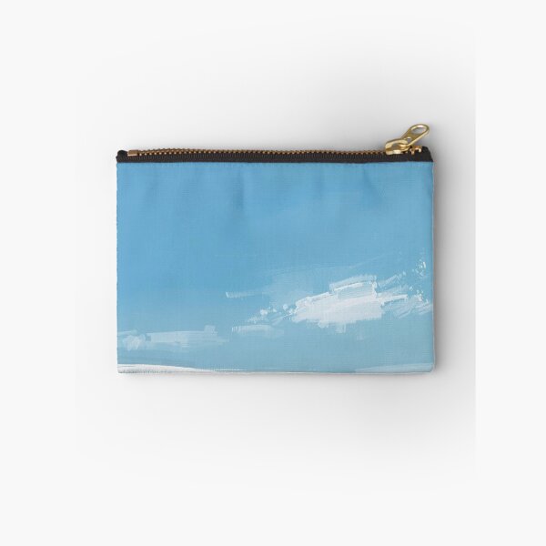 Item preview, Blue Drift – Abstract Sky & Snow Brushwork designed and sold by Art of Abundance.