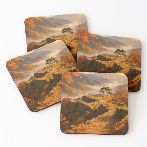 Item preview, Takeda Castle Ruins in Autumn - Hyogo, Japan designed and sold by NihonKamonScape.