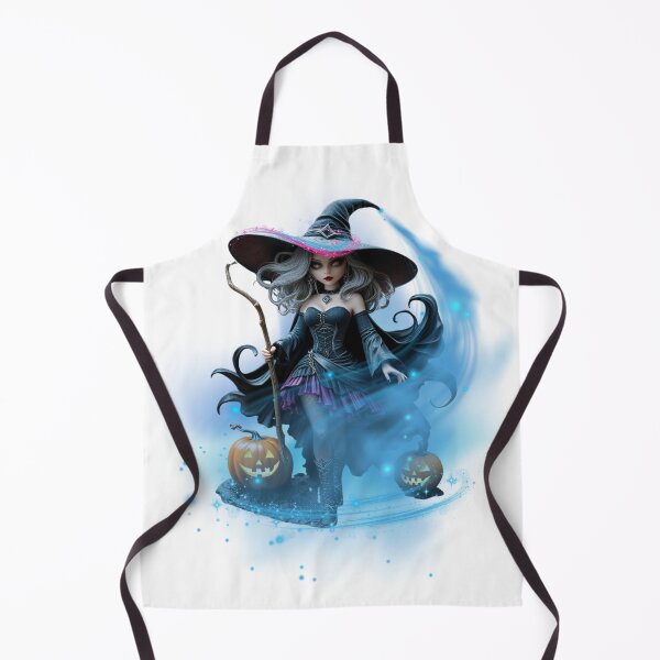Item preview, Mystical Gothic Witch with Jack-O’-Lanterns | Dark Fantasy Witchcore Art designed and sold by Medeea Publishing.