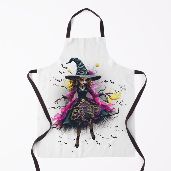 Item preview, Gothic Glam Witch Illustration Neon Halloween Wall Art & Gifts Witchcore Fantasy Design designed and sold by Medeea Publishing.