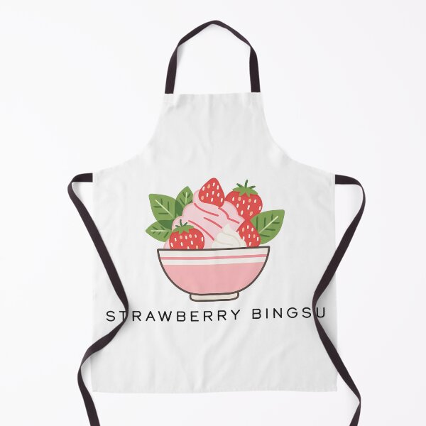Item preview, Strawberry Bingsu – Korean Shaved Ice Dessert Illustration designed and sold by BobaBunny76.