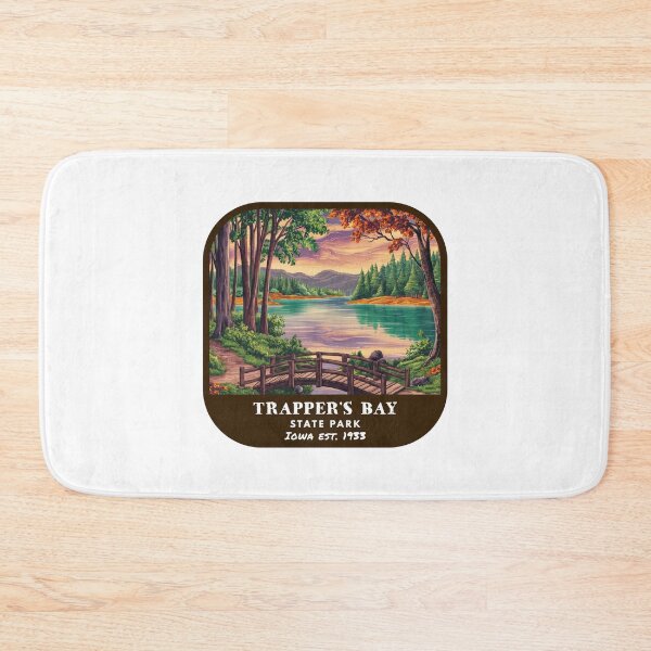 Item preview, Vintage Trapper's Bay State Park (Iowa State Park) designed and sold by RabbitK.