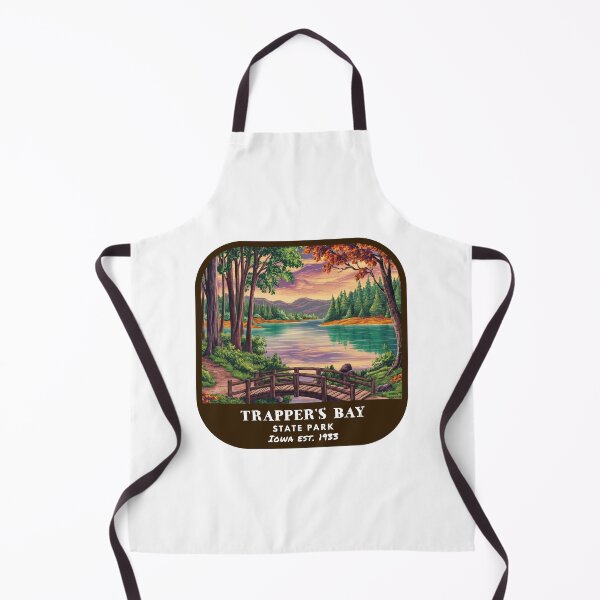 Item preview, Vintage Trapper's Bay State Park (Iowa State Park) designed and sold by RabbitK.