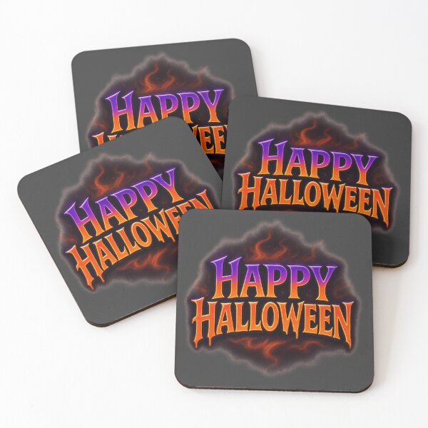 Item preview, Happy Halloween Glowing Typography Shirt. designed and sold by xXH2OXx.