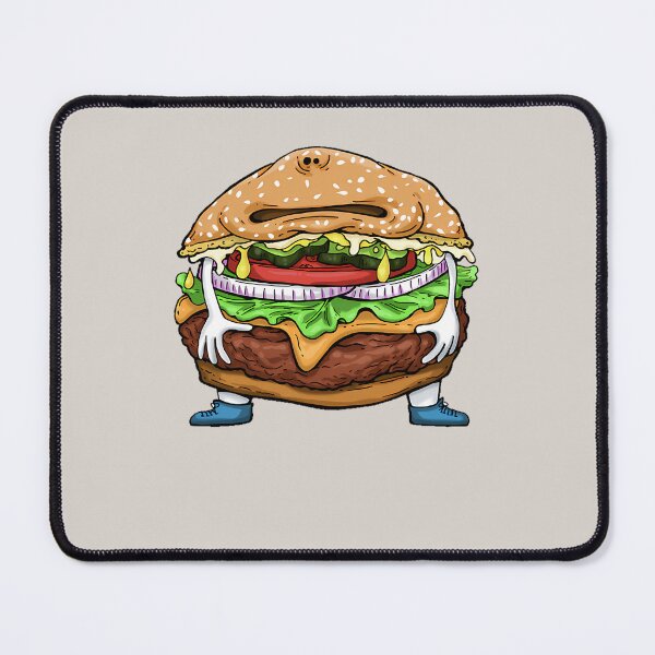 Item preview, Bun Face Burger Man designed and sold by WildBloomArfs.