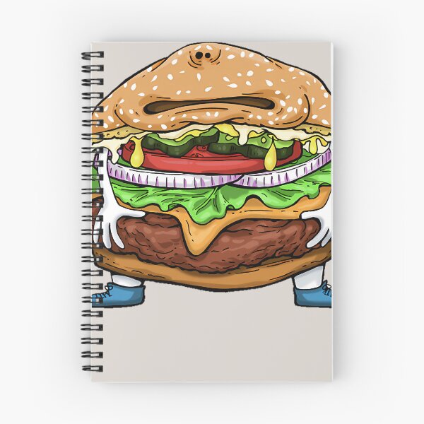 Item preview, Bun Face Burger Man  designed and sold by WildBloomArfs.