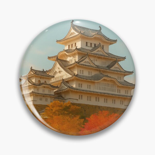 Item preview, Himeji Castle in Autumn, Hyogo Japan designed and sold by NihonKamonScape.