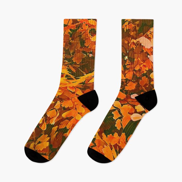 Item preview, Autumn Tangerine-Orange And Fall Red Leaves designed and sold by DEC02.